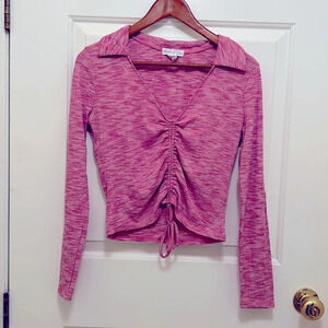 Birch and Stone fuchsia top size S/M